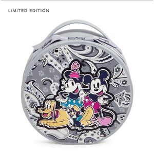 NWT Vera Bradley Bag Whimsy Cosmetic In Disney Mickey Mouse Piccadilly Paisley